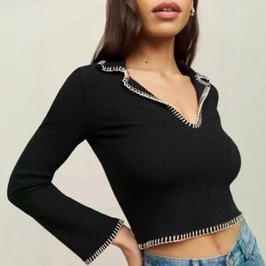 Reformation Nolen Knit Top